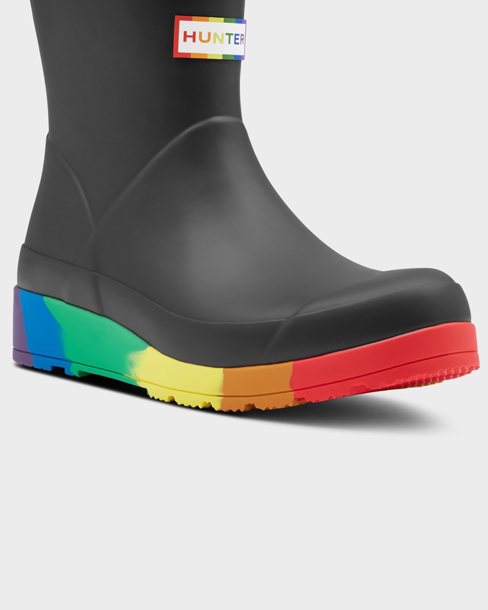 Bottes Play Hunter Original Pride Flatform Rain Femme Noir YHUDAFL-17